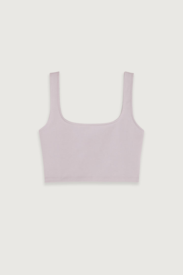 SQUARE NECK CROPPED TANK